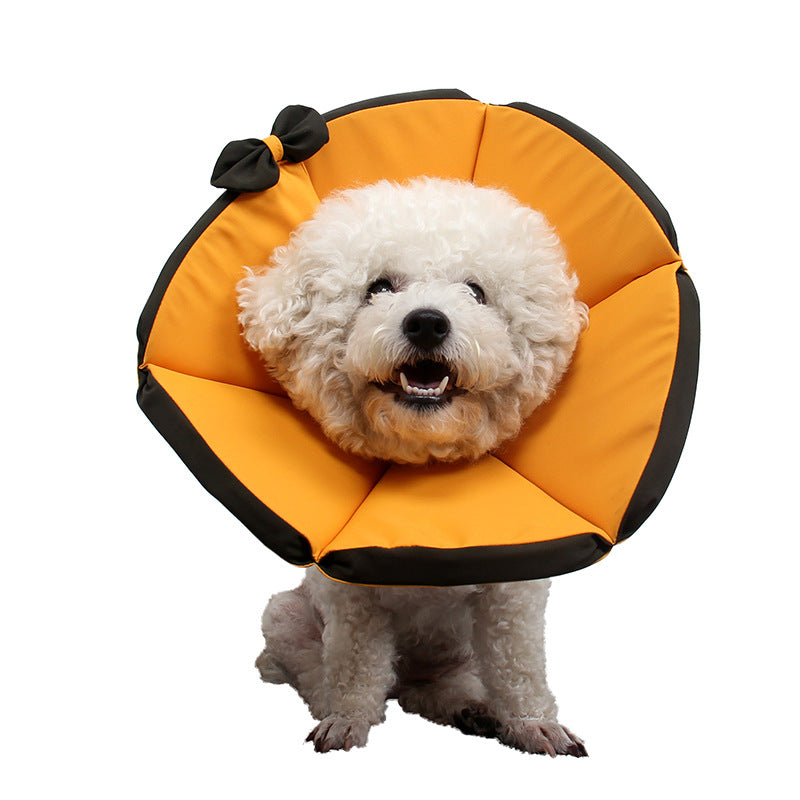 Cloth Dog Cone Elizabethan Recovery Collar Adjustable Sizes 5