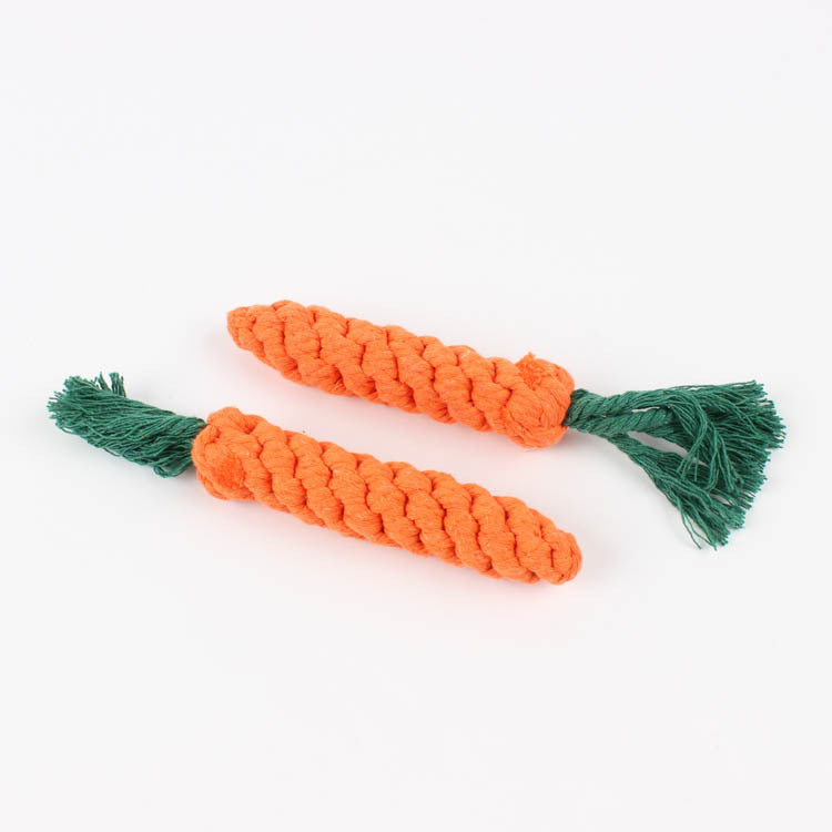 Cotton Dog Rope Toy Durable Chew Tug Interactive 4