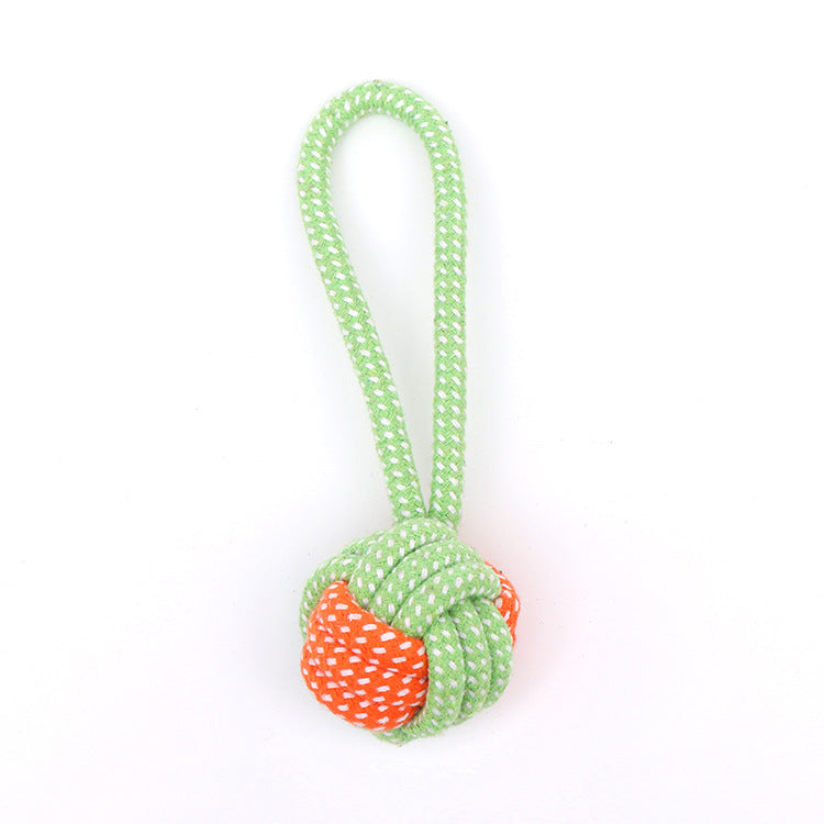 Cotton Dog Rope Toy Durable Chew Tug Interactive 6