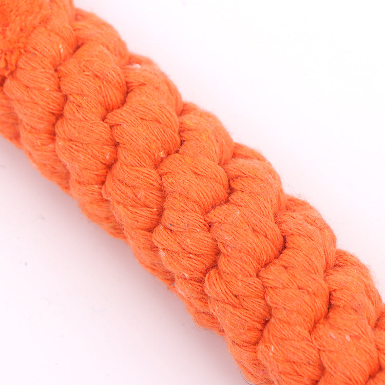 Cotton Dog Rope Toy Durable Chew Tug Interactive 2