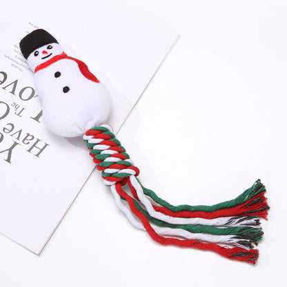 Christmas Plush Dog Rope Toys (4)