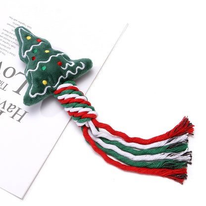 Christmas Plush Dog Rope Toys (5)