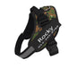 Custom Nylon Dog Harness with Name Velcro Patch Adjustable