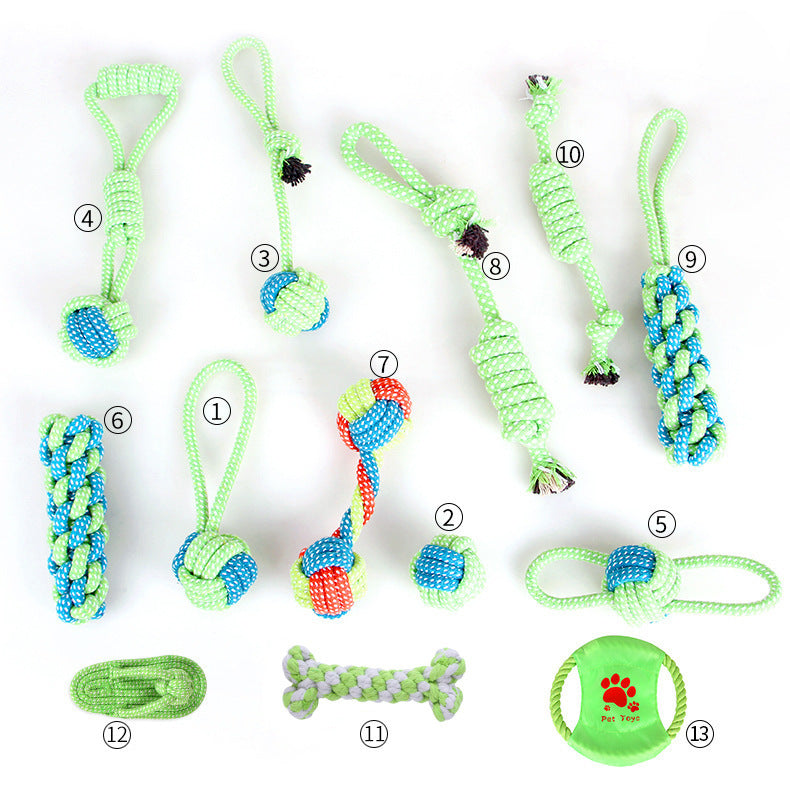 Cotton Dog Rope Toy DIY Pack Customizable for Chewing