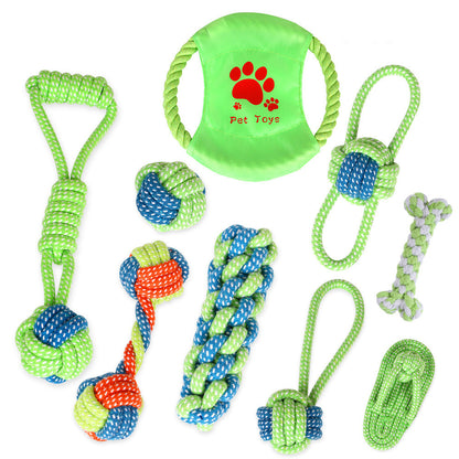 Cotton Dog Rope Toy DIY Pack Customizable for Chewing 8