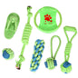 Cotton Dog Rope Toy Set Durable Interactive Tug 7 Pack