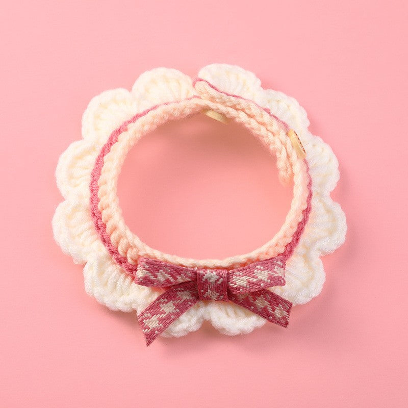 Plush Hand-Woven Cat Collar for Kittens Adjustable Sizes 7