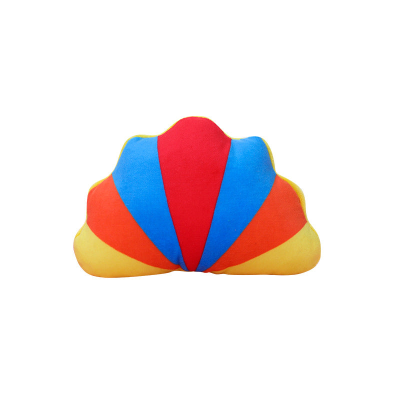 Plush Dog Toy Shell Shape Soft Squeaky 10x15cm 6