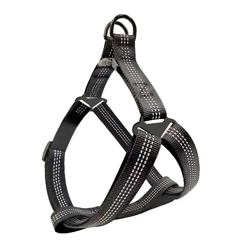 Reflective Dog Harness Adjustable Polyester Chest Strap 3