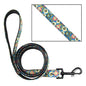 Polyester Floral Dog Collar Adjustable Small Medium Large 13
