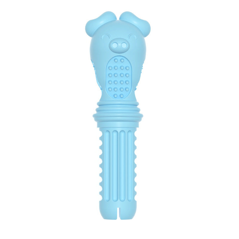 Screwdriver Shape Dog Chew Toy Durable TPR Material 2