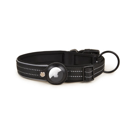 Nylon AirTag Dog Collar Adjustable with Holder 5