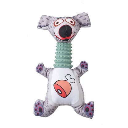 Cartoon Dog Chew Toy Squeaky Durable Oxford Cloth 6