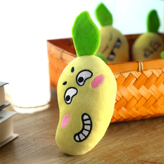 Mango Expression Plush Dog Toy Soft Interactive Plush