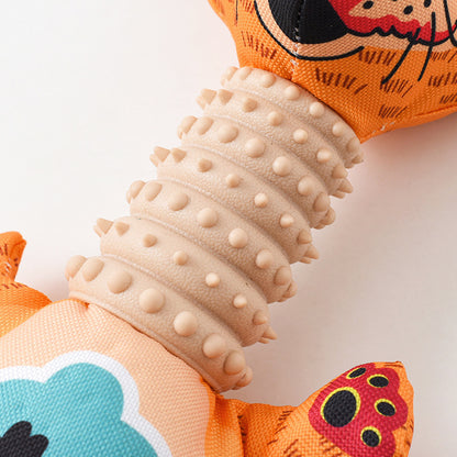 Cartoon Dog Chew Toy Squeaky Durable Oxford Cloth 2