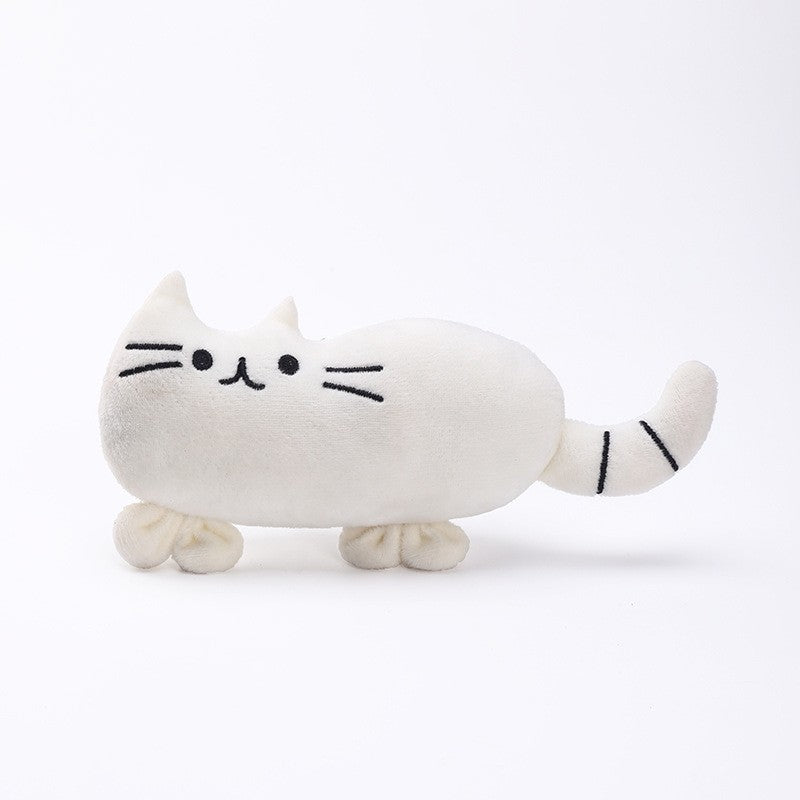 Plush Catnip Toy Cute Cat Shape Soft Interactive Cat Toy 6