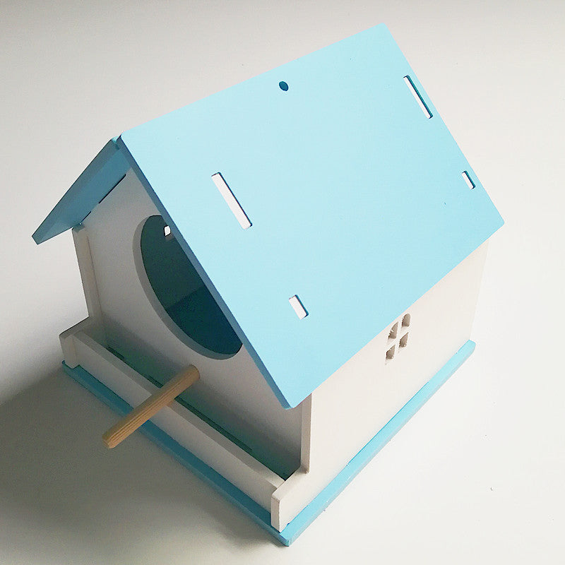 PVC Bird Nest Simple Design for Parrots 17x17x17cm 7