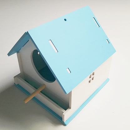 PVC Bird Nest Simple Design for Parrots 17x17x17cm 7