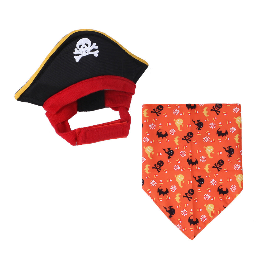 Polyester Cat Bandana Set Halloween Cosplay Decoration 7