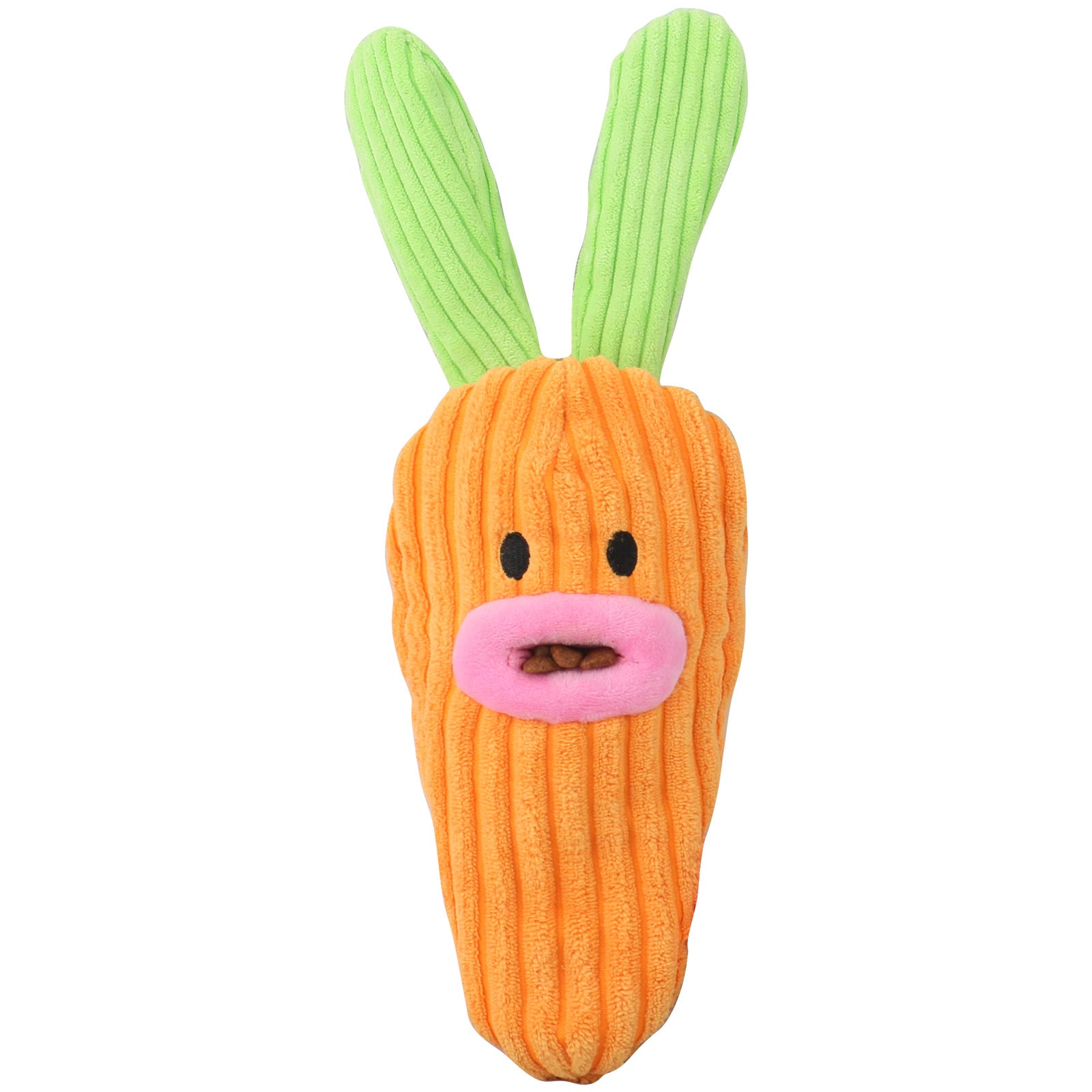 Carrot Plush Dog Toy Soft Squeaky Chew Toy 13 by 30 cm 3