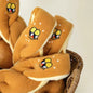 Baguette Plush Dog Toy Soft Interactive Squeaky