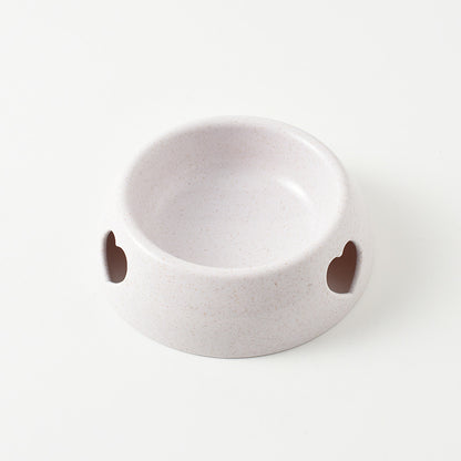 Environmentally Friendly ABS Dog Bowl Heart Shape Small Large 7