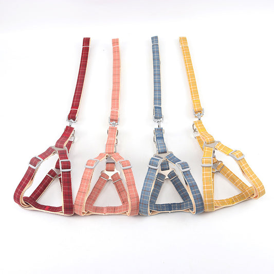 Cloth Nylon Dog Harness Adjustable Chest Strap S M L