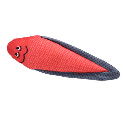 Plush Catnip Toy Fish Shape with Crinkle Texture 9