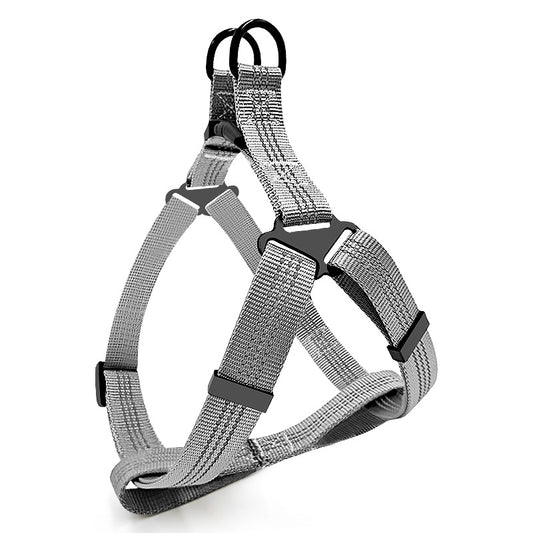 Reflective Dog Harness Adjustable Polyester Chest Strap