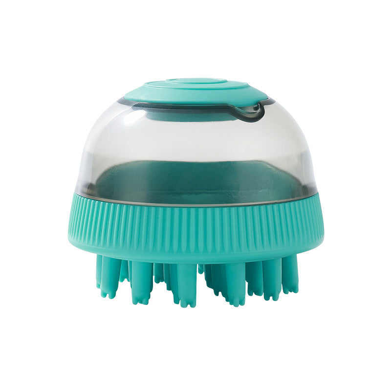 Space Fillable Dog Bath Brush Massage Tool ABS TPR Material