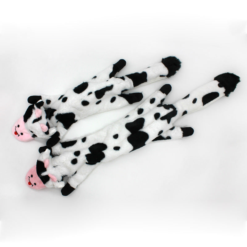 Cow Plush Dog Toy Soft Squeaky Large and Medium Sizes 6