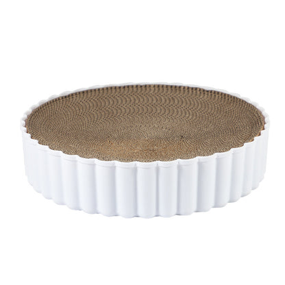 Corrugated Paper Cat Scratch Board Round PP Material S L Sizes 2