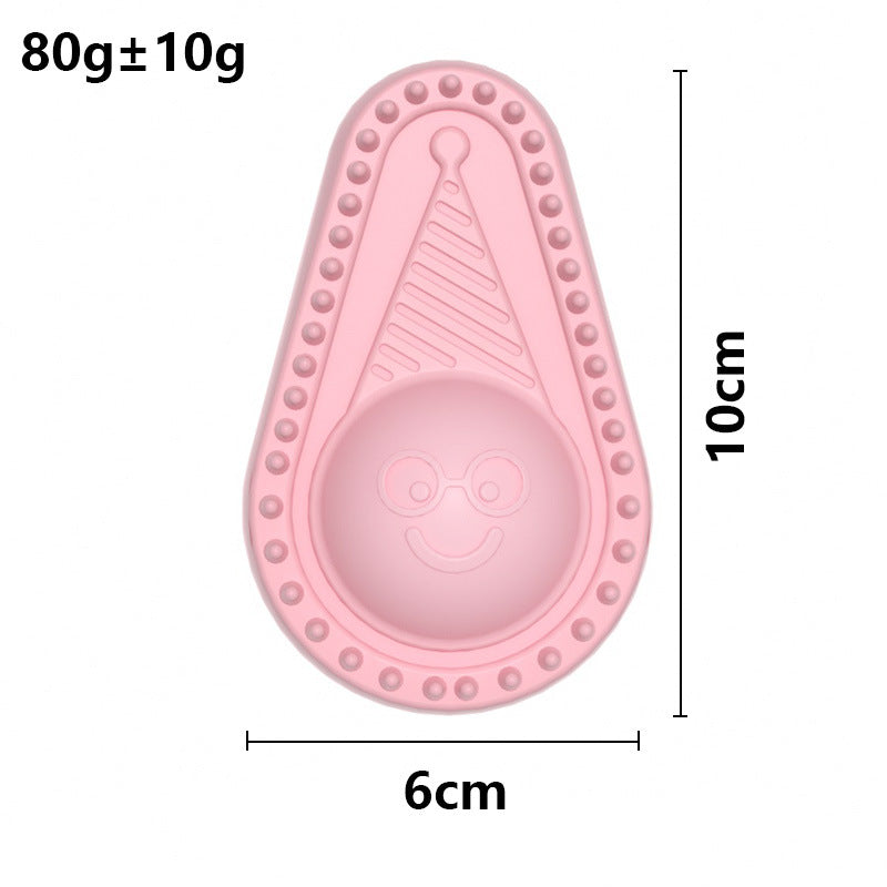 Avocado Shape Dog Chew Toy TPR Material Durable Soft