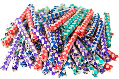Wooden Parrot Chew Toy Woven Skewers DIY Accessories 12 Pack 4