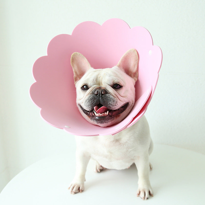 EVA Sunflower Dog Cone Adjustable Neck Recovery Collar 2