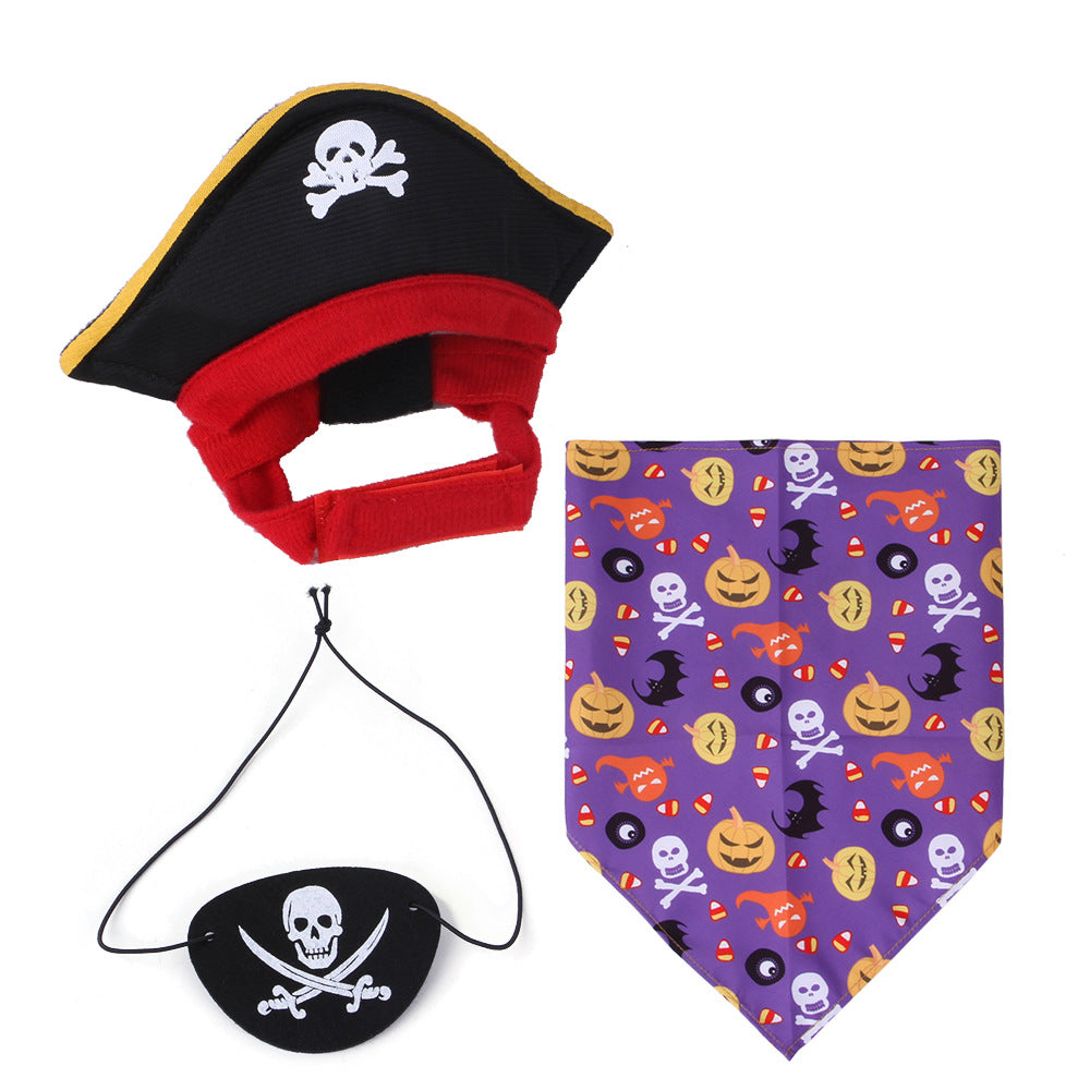 Polyester Cat Bandana Set Halloween Cosplay Decoration 11