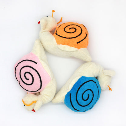 Snail Plush Dog Toy Soft Interactive Chew Toy 2