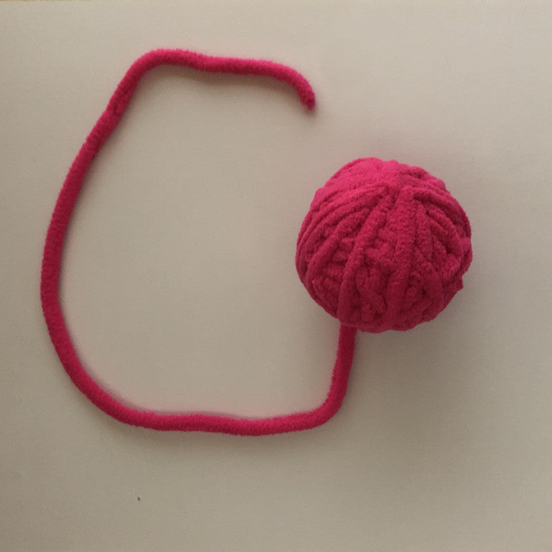 Wool Cat Toy Ball Plush Self-Relieving for Indoor Cats 6cm 25