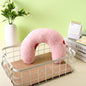 Plush U Shape Dog Pillow Soft Comfortable Pet Cushion 7