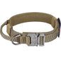 Nylon Tactical Dog Collar Adjustable Heavy Duty Buckle 5
