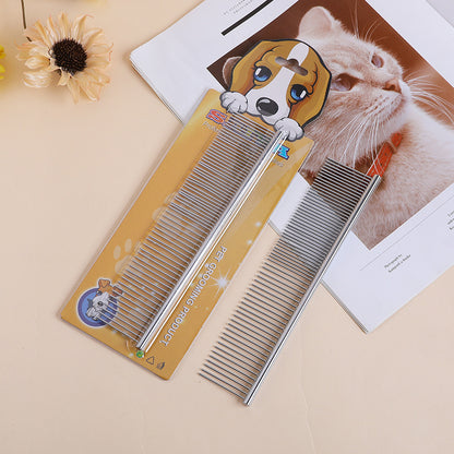 Stainless Steel Dog Comb Grooming Tool Small Medium Large 3