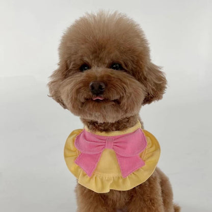 Polyester Dog Bandana Bow Tie Adjustable Neck Size Small Medium Large 4