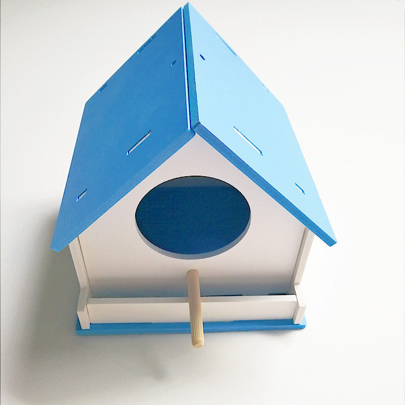 PVC Bird Nest Simple Design for Parrots 17x17x17cm 11