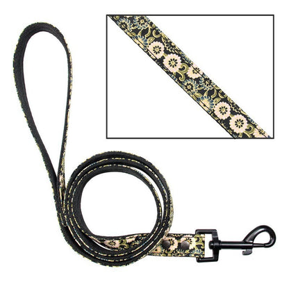 Polyester Floral Dog Collar Adjustable Small Medium Large 11