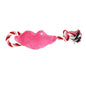 Plush Dog Rope Toy Lip Shape Cotton String 30x7cm 5