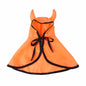 Cloth Cat Cloak Halloween Cat Costume with Horns for Cats 7
