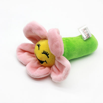 Sunflower Plush Dog Toy Soft Durable Squeaky 11x11cm 7
