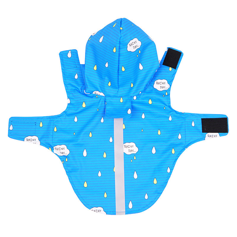 Portable Rainproof Dog Raincoat Polyester Waterproof 2