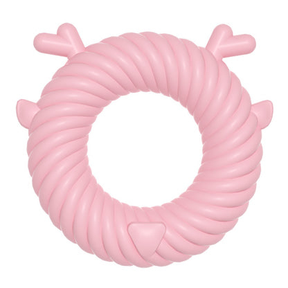 Deer Shaped Dog Chew Toy TPR Durable Circle Design 3