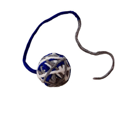 Wool Cat Toy Ball Plush Self-Relieving for Indoor Cats 6cm 19